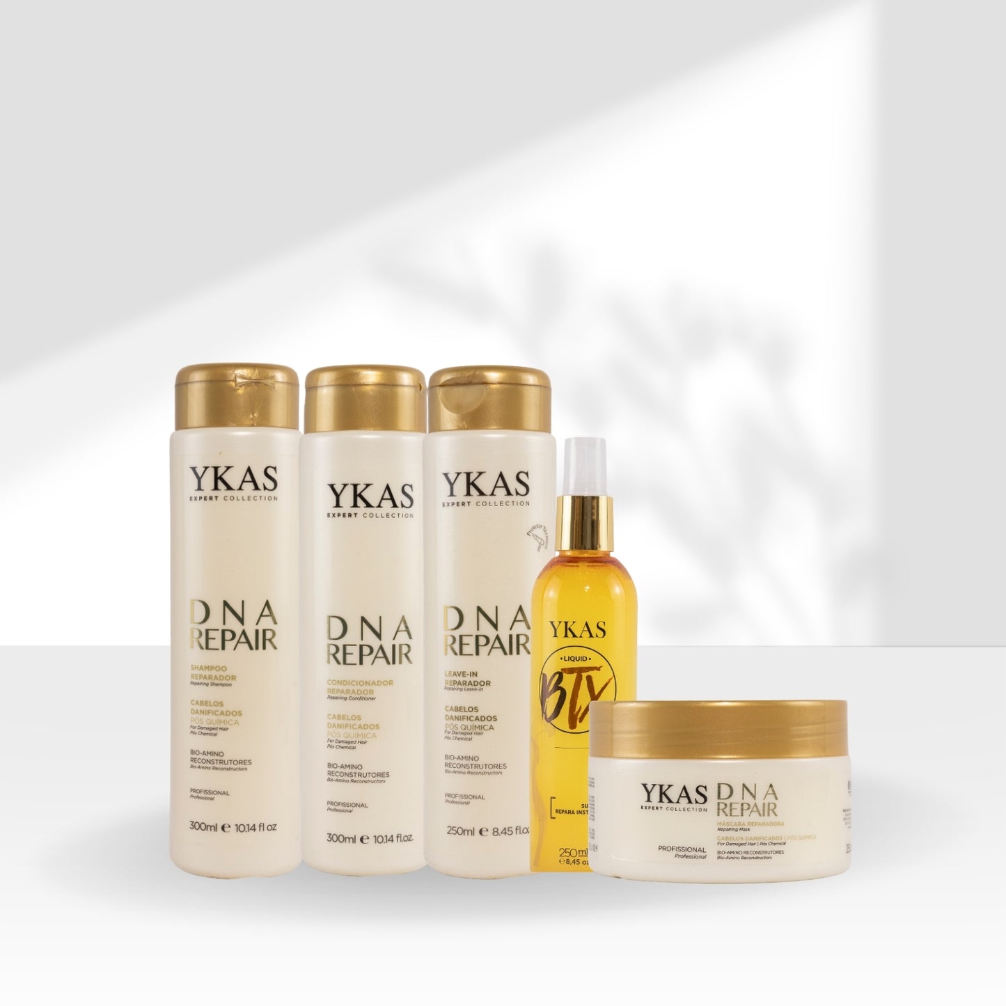 Kit Ykas Dna Repair Completo Pequeno + Botox Capilar Líquido