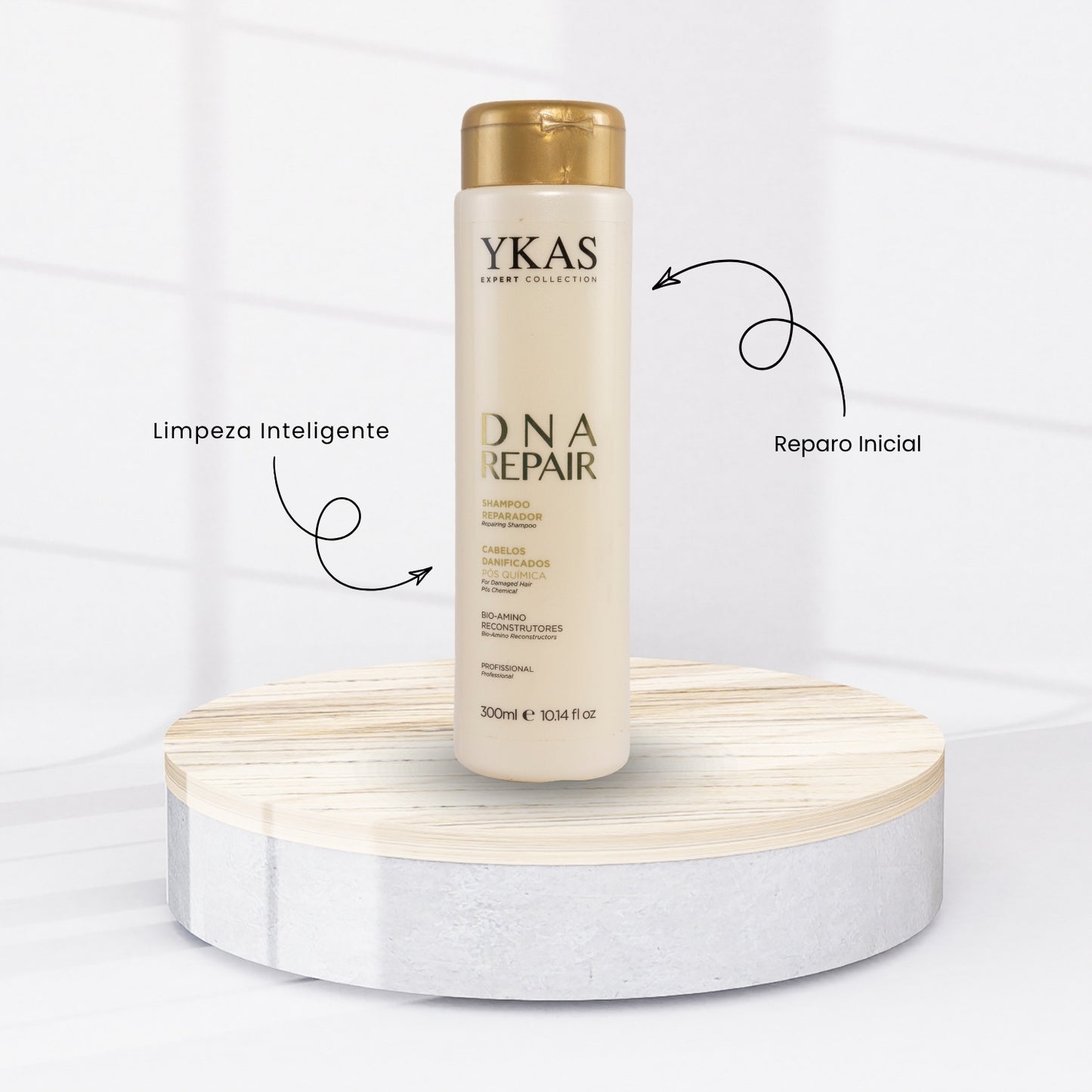 Kit Ykas Dna Repair Completo Pequeno + Fabulous Hair All in One