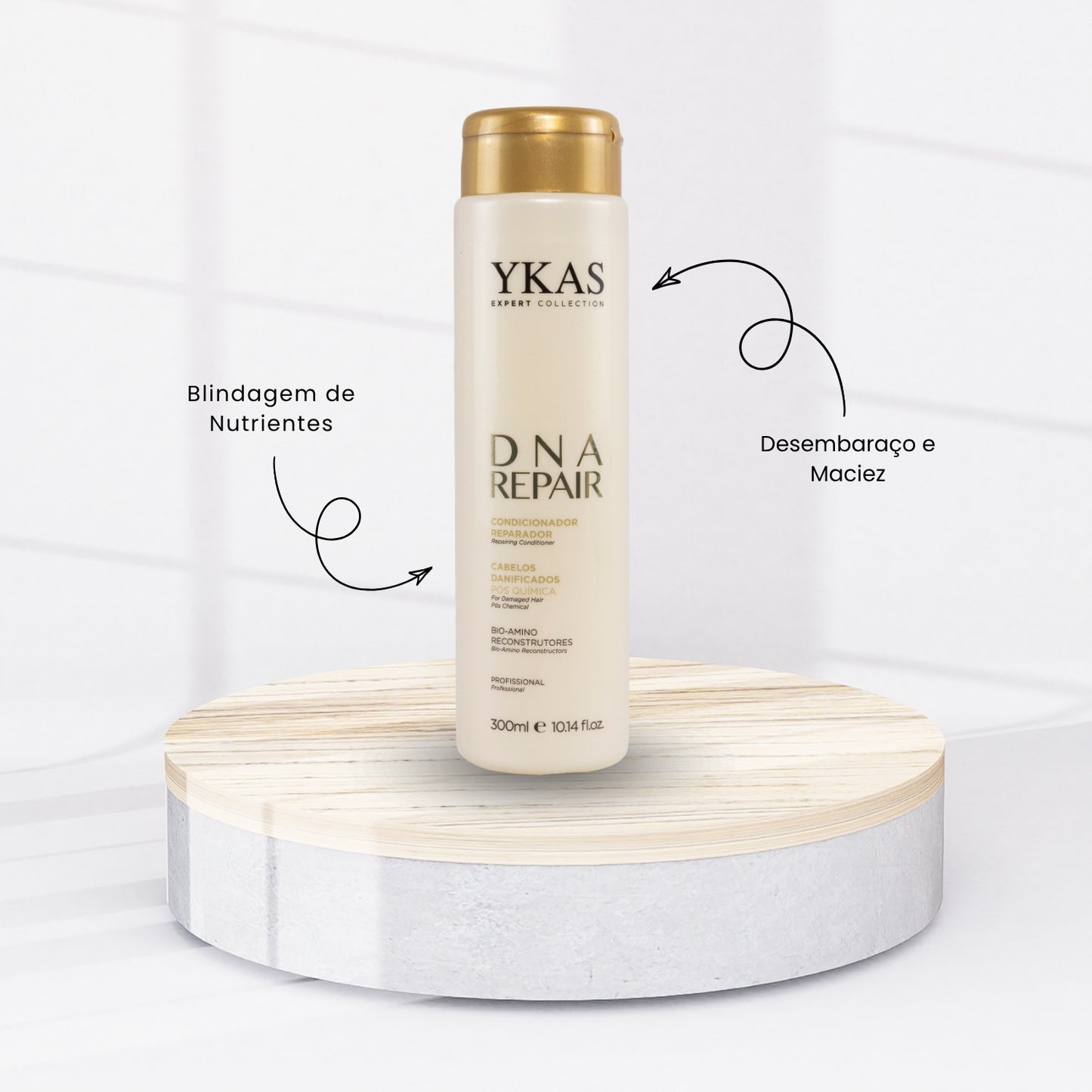 Condicionador Ykas Dna Repair 300 ml