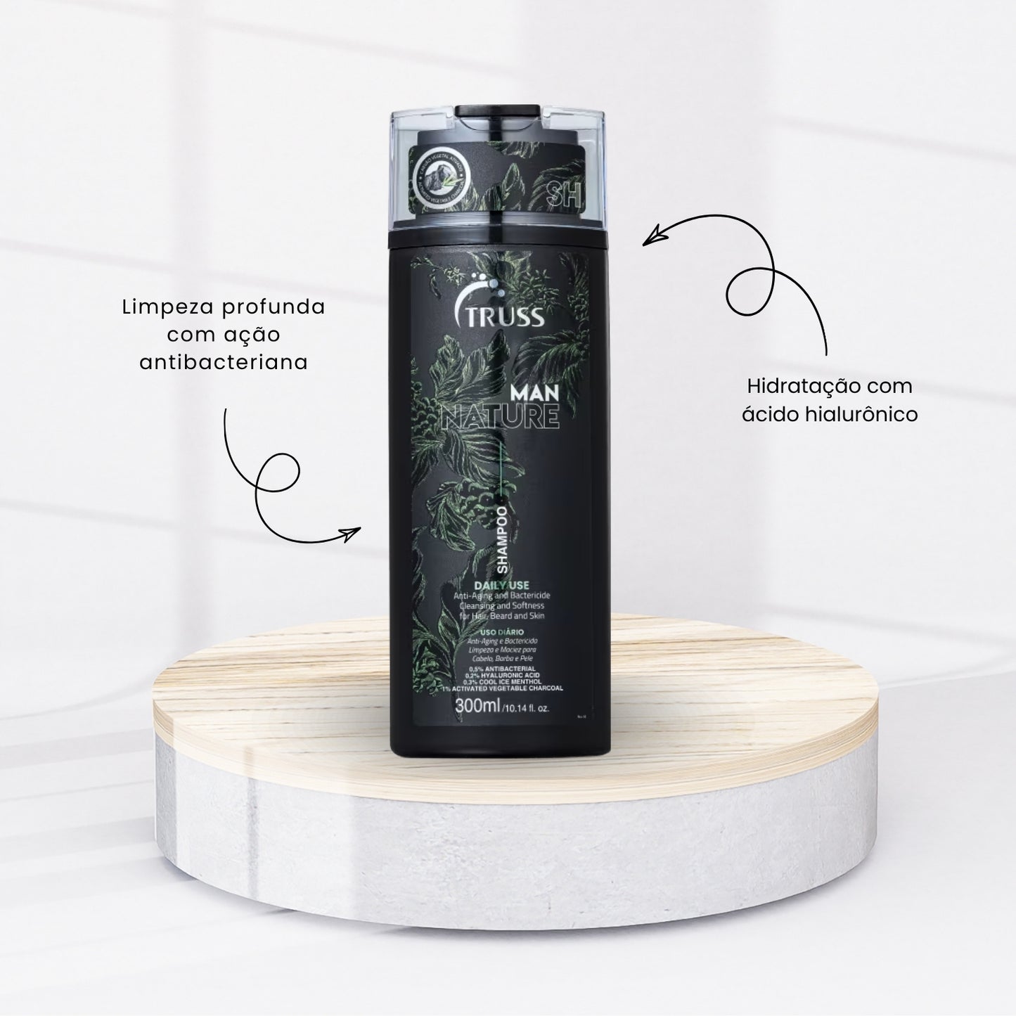 Shampoo Truss Man Nature 300 ml