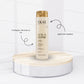 Kit Ykas Dna Repair Shampoo + Condicionador 1 Litro + Leave-in 250 ml