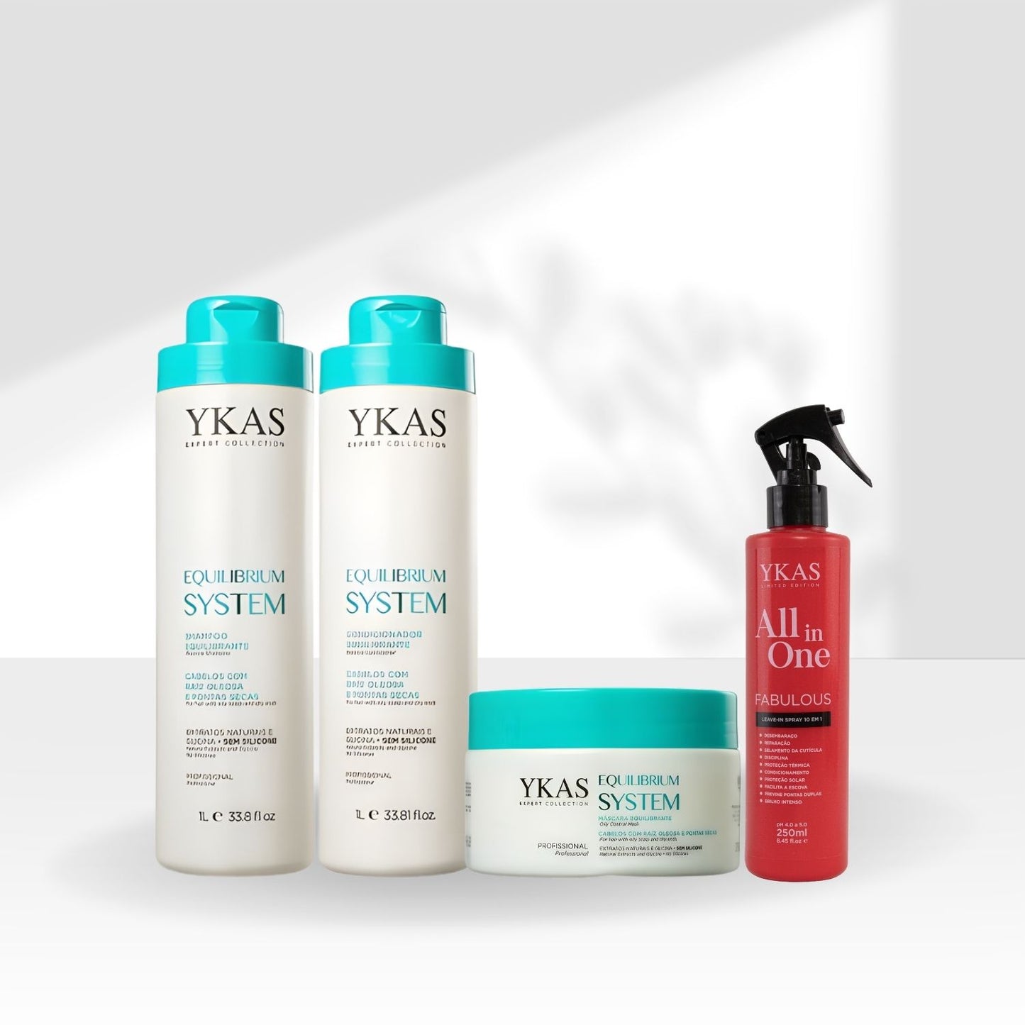 Kit Ykas Equilibrium System Grande Completo + Fabulous Hair All in One