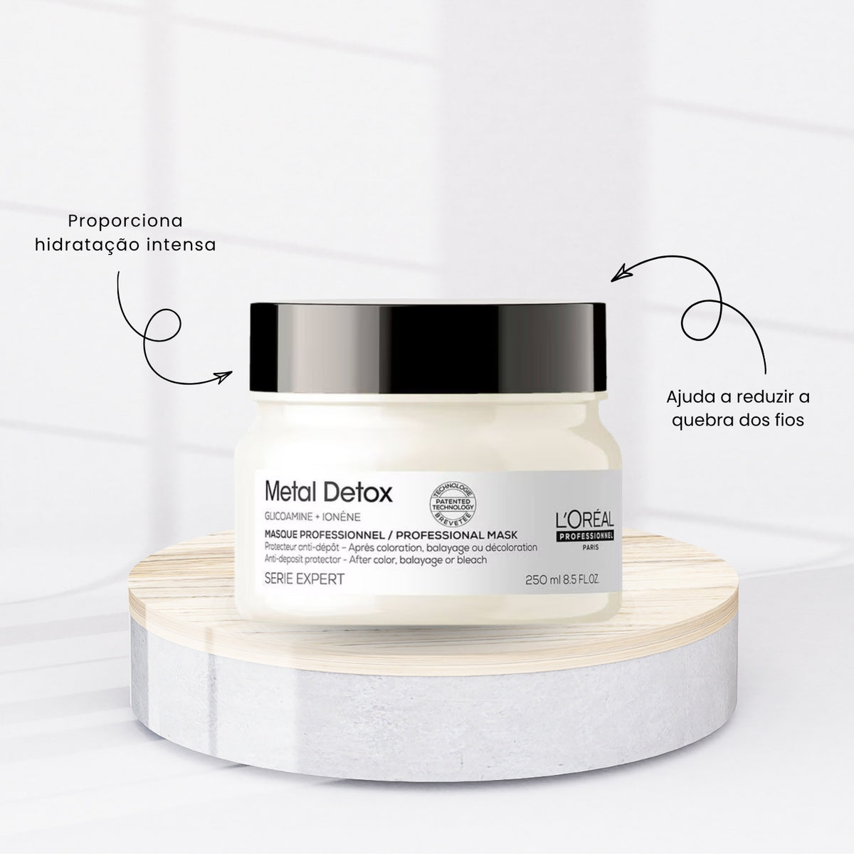 Máscara Loreal Metal Detox 250 ml