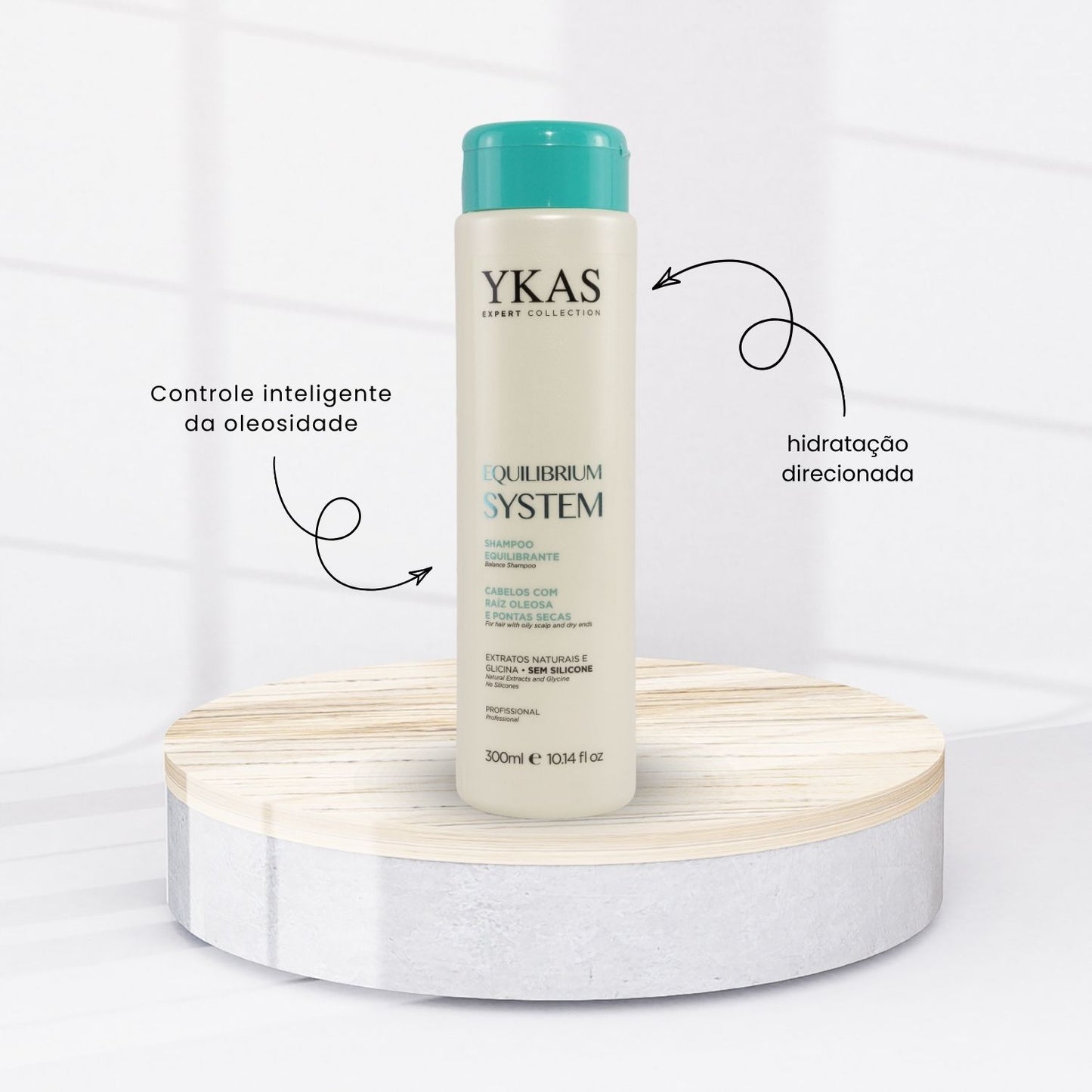 Kit Ykas Equilibrium System Pequeno Completo + Fabulous Hair All in One