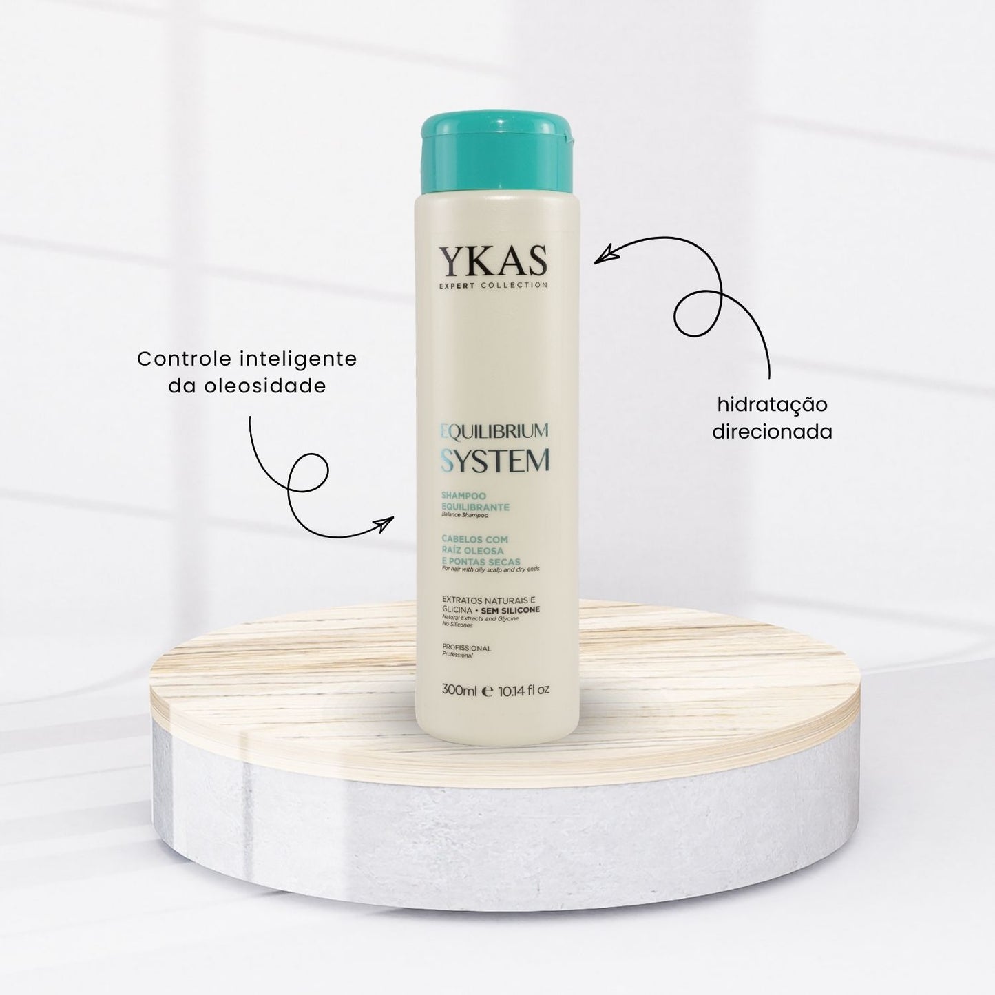 Kit Ykas Equilibrium System Pequeno Completo + Fabulous Hair All in One + Ykas BBtox Líquido