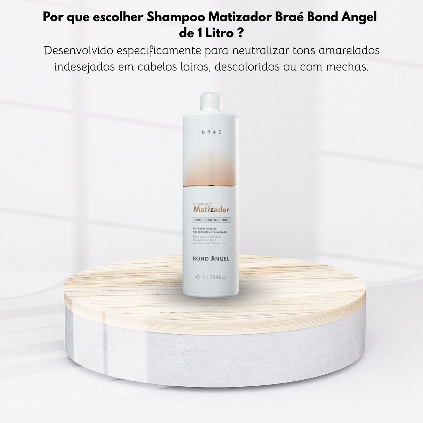 Shampoo Braé Bond Angel Matizador 1 Litro