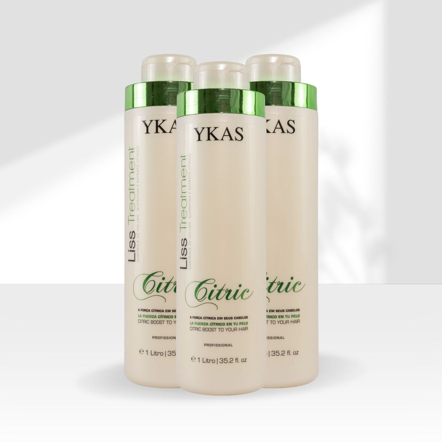 Kit Ykas Escova Progressiva Citric 3 Unidades de 1 Litro