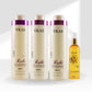 Kit Ykas Escova Progressiva Rubi (3 x 1 Litro) + Ykas Botox Capilar Líquido Tratamento 250 ml
