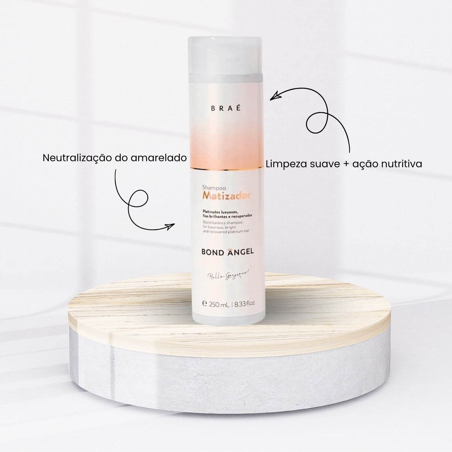 Shampoo Braé Bond Angel Matizador 250 ml
