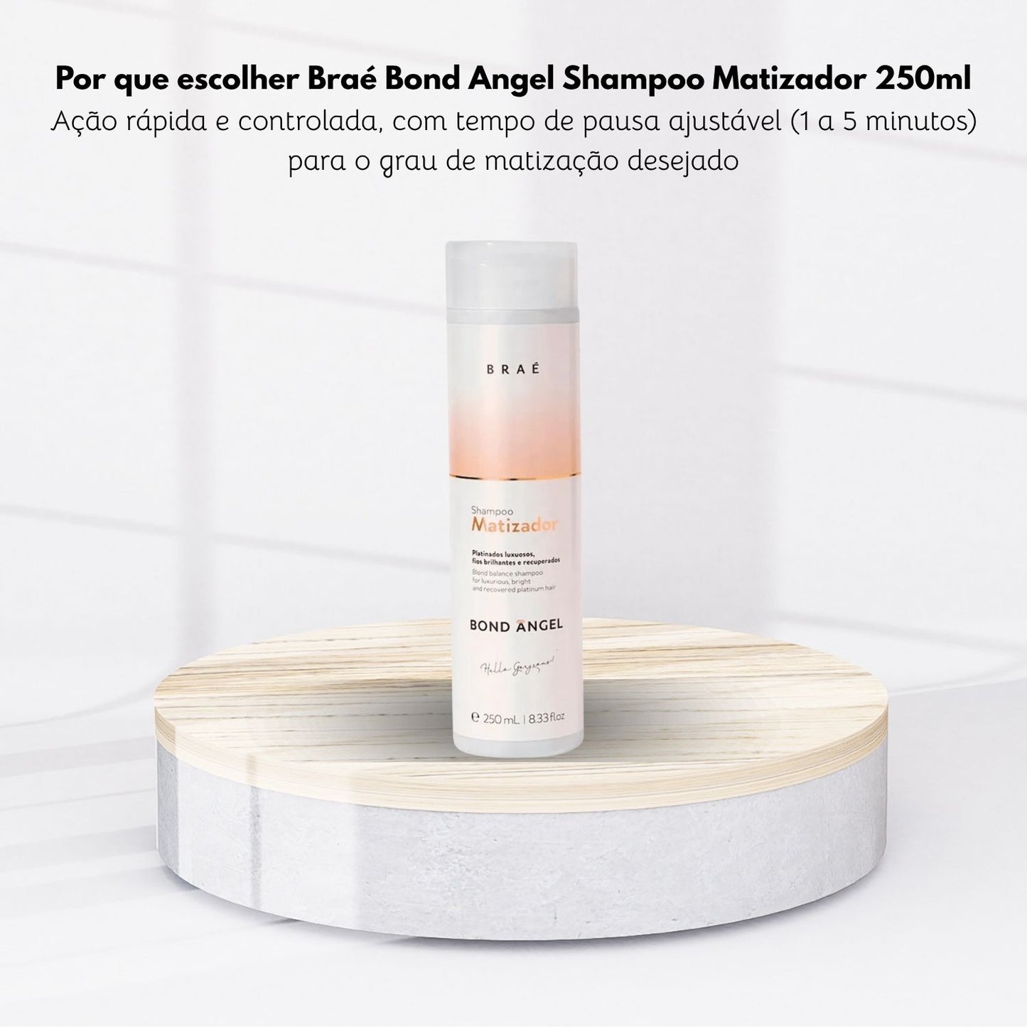 Shampoo Braé Bond Angel Matizador 250 ml