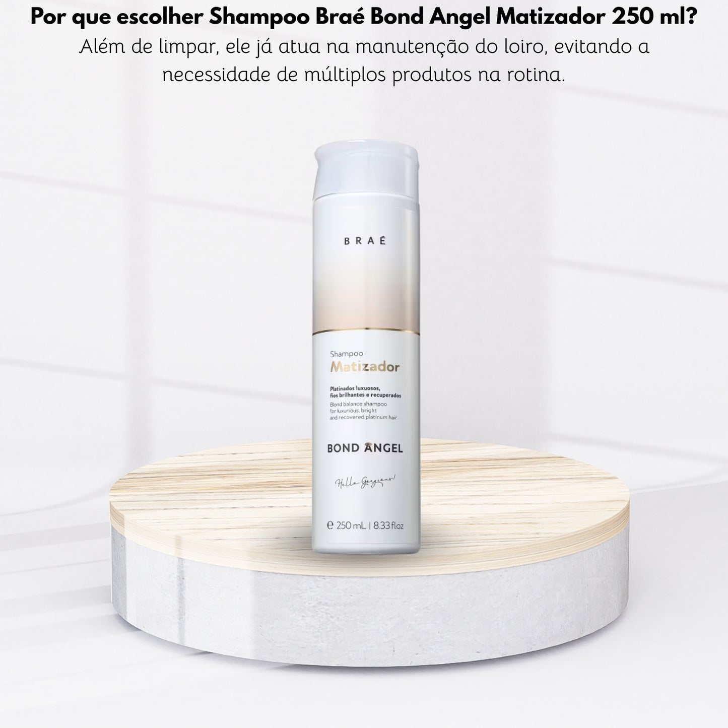 Shampoo Braé Bond Angel Matizador 250 ml