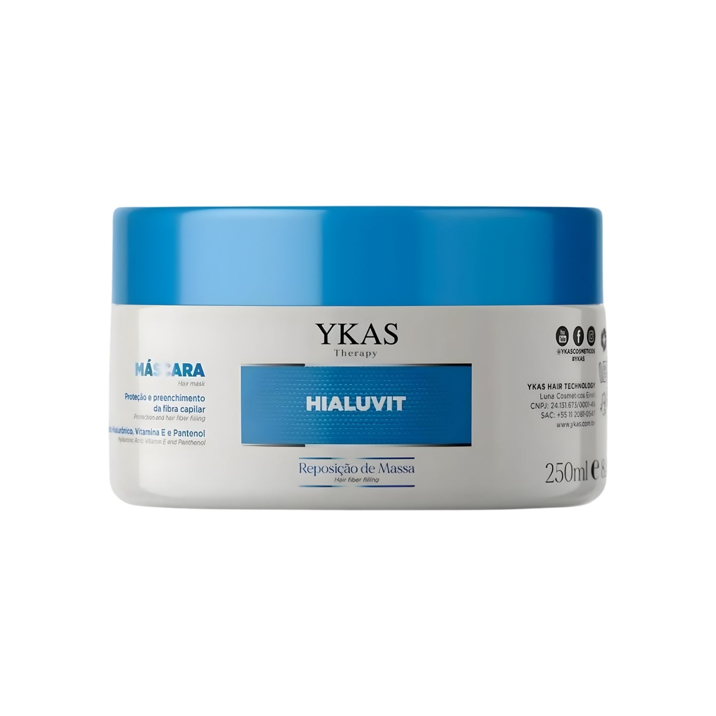 Máscara Ykas Hialuivit 250 ml