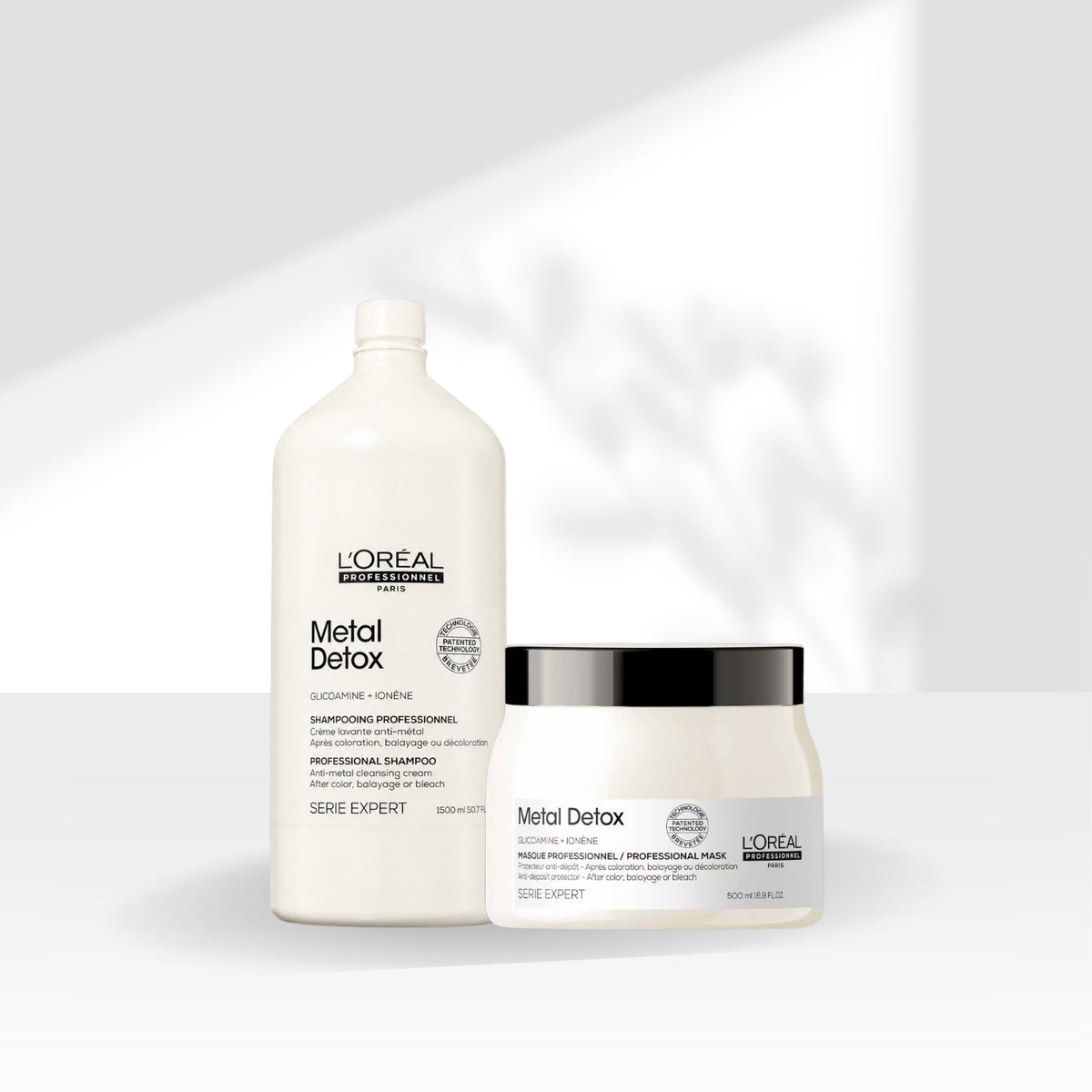 Kit Loreal Metal Detox Shampoo 1,5L+ Máscara 500 g