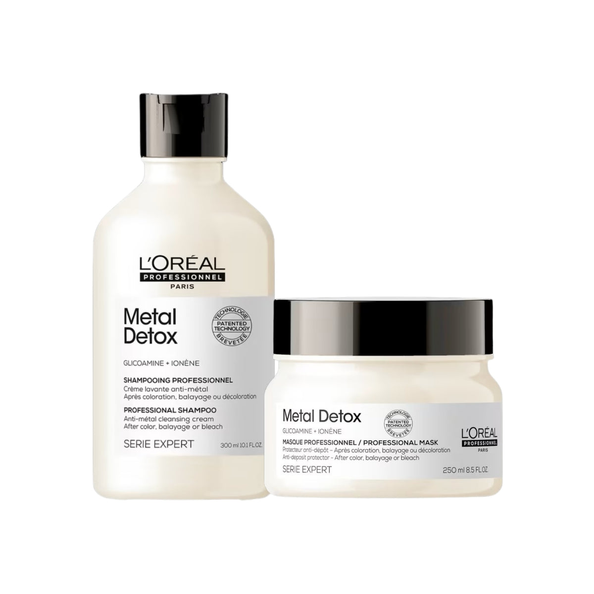 Kit Loreal Metal Detox Shampoo 300 ml+ Máscara 250 g