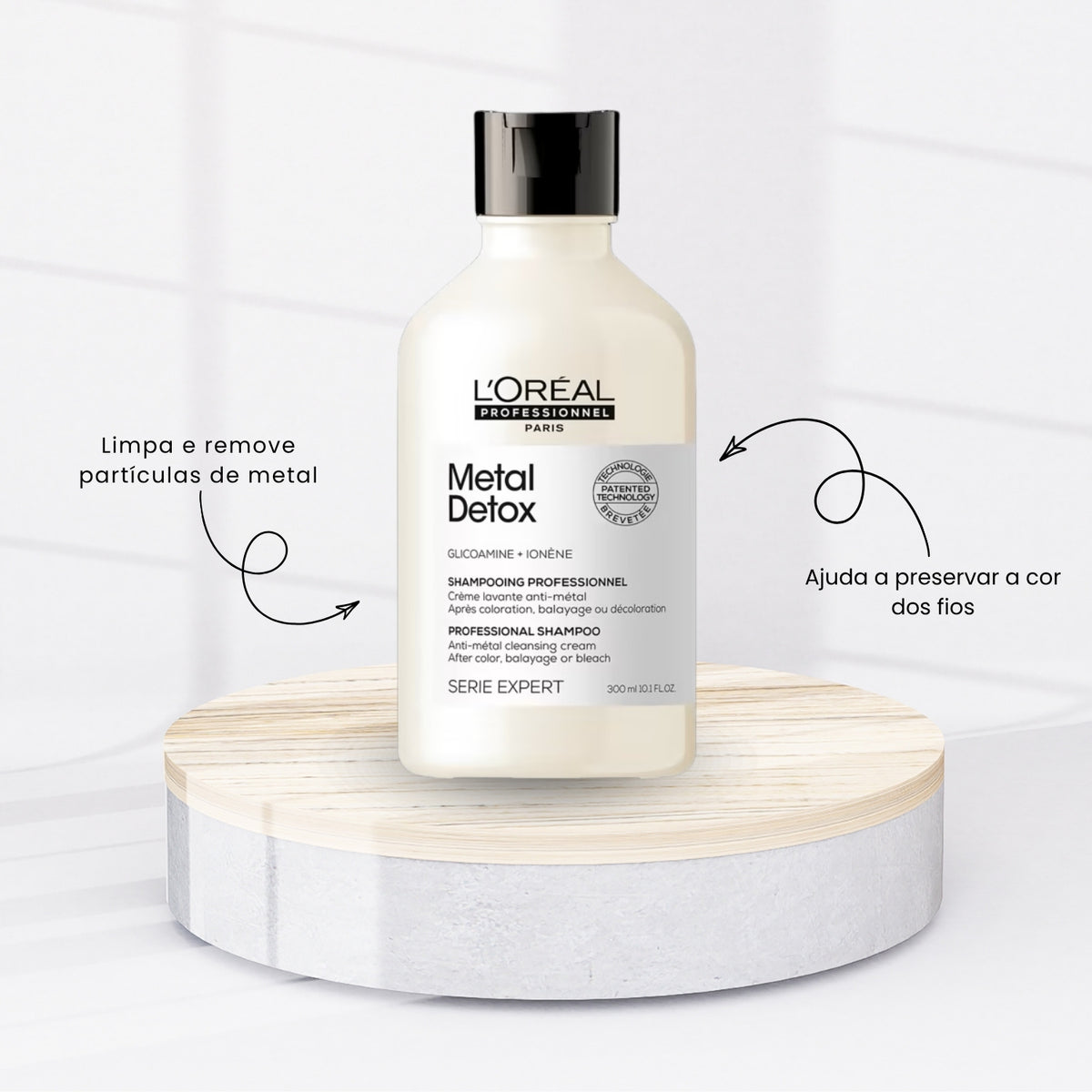 Kit Loreal Metal Detox Shampoo 300 ml+ Máscara 250 g