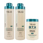 Kit Ykas Orgânico Formol Free ( 2 x 1 Litro ) + Máscara 1 Kg