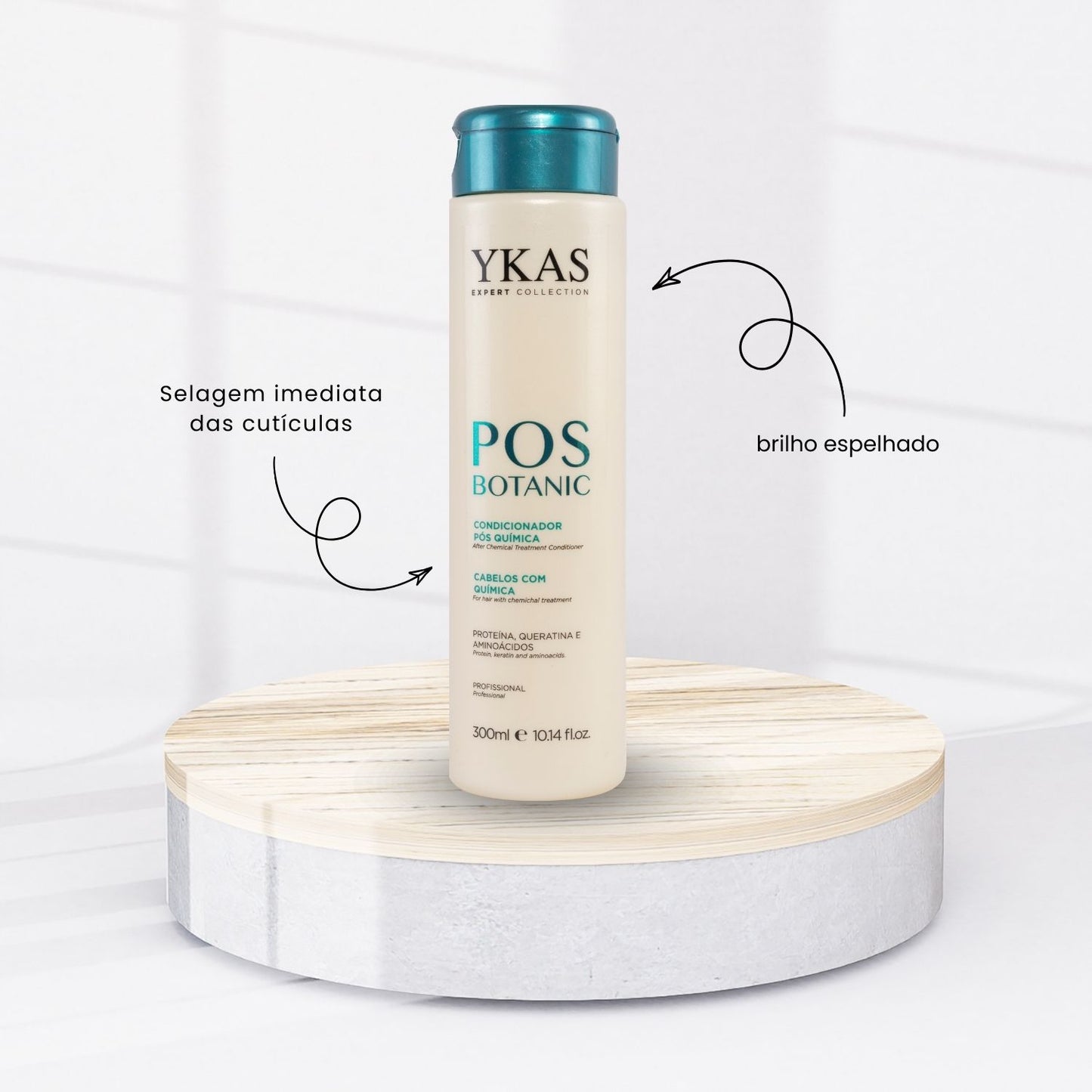 Kit Ykas Pos Botanic (Shampoo + Condicionador + Máscara)