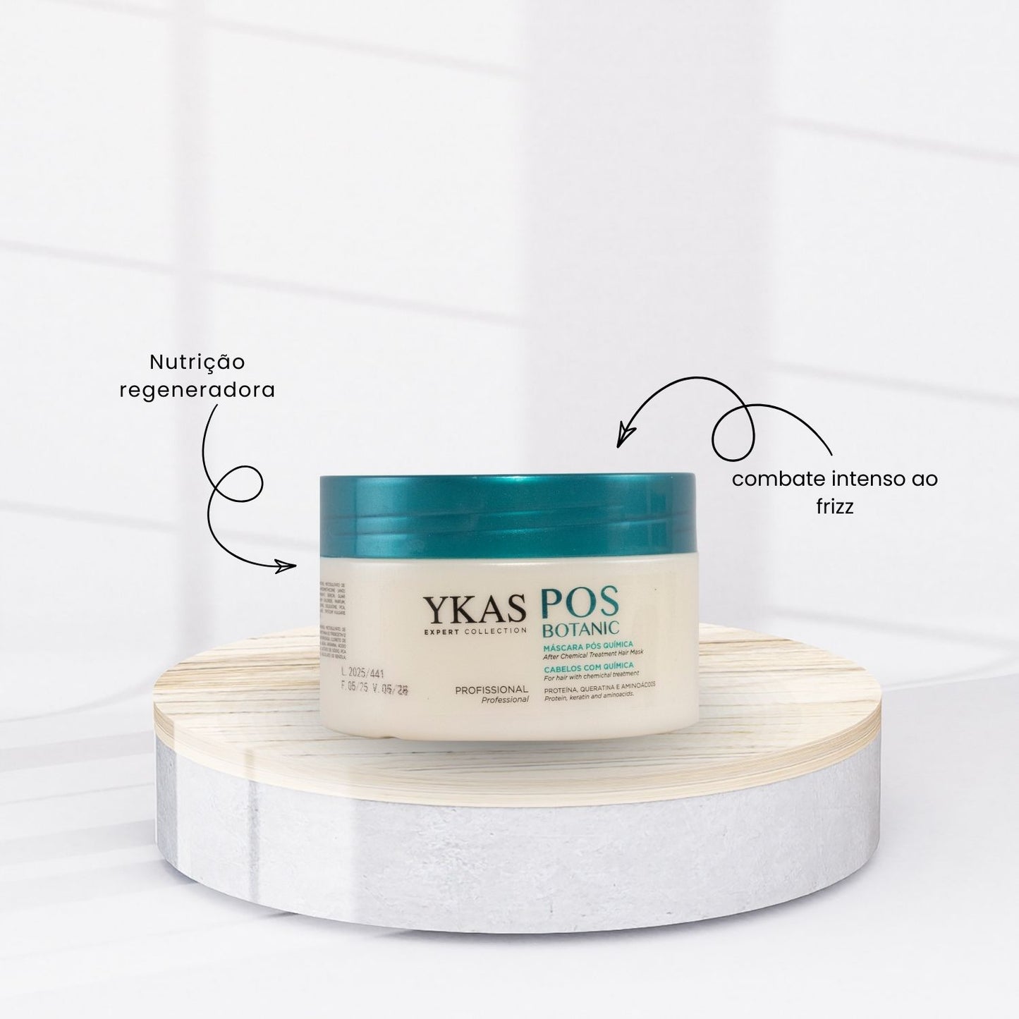 Kit Ykas Pos Botanic (Shampoo + Condicionador + Máscara)