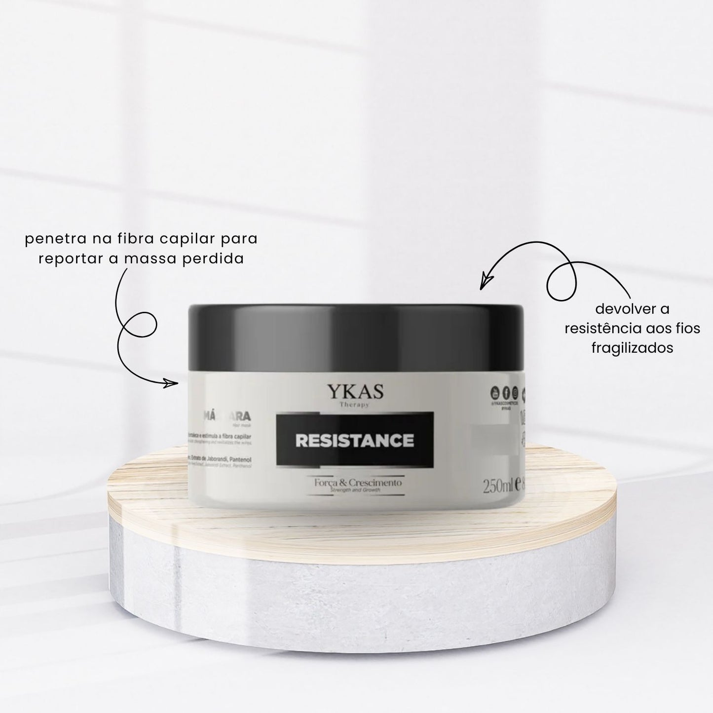 Máscara Ykas Resistance 250 ml