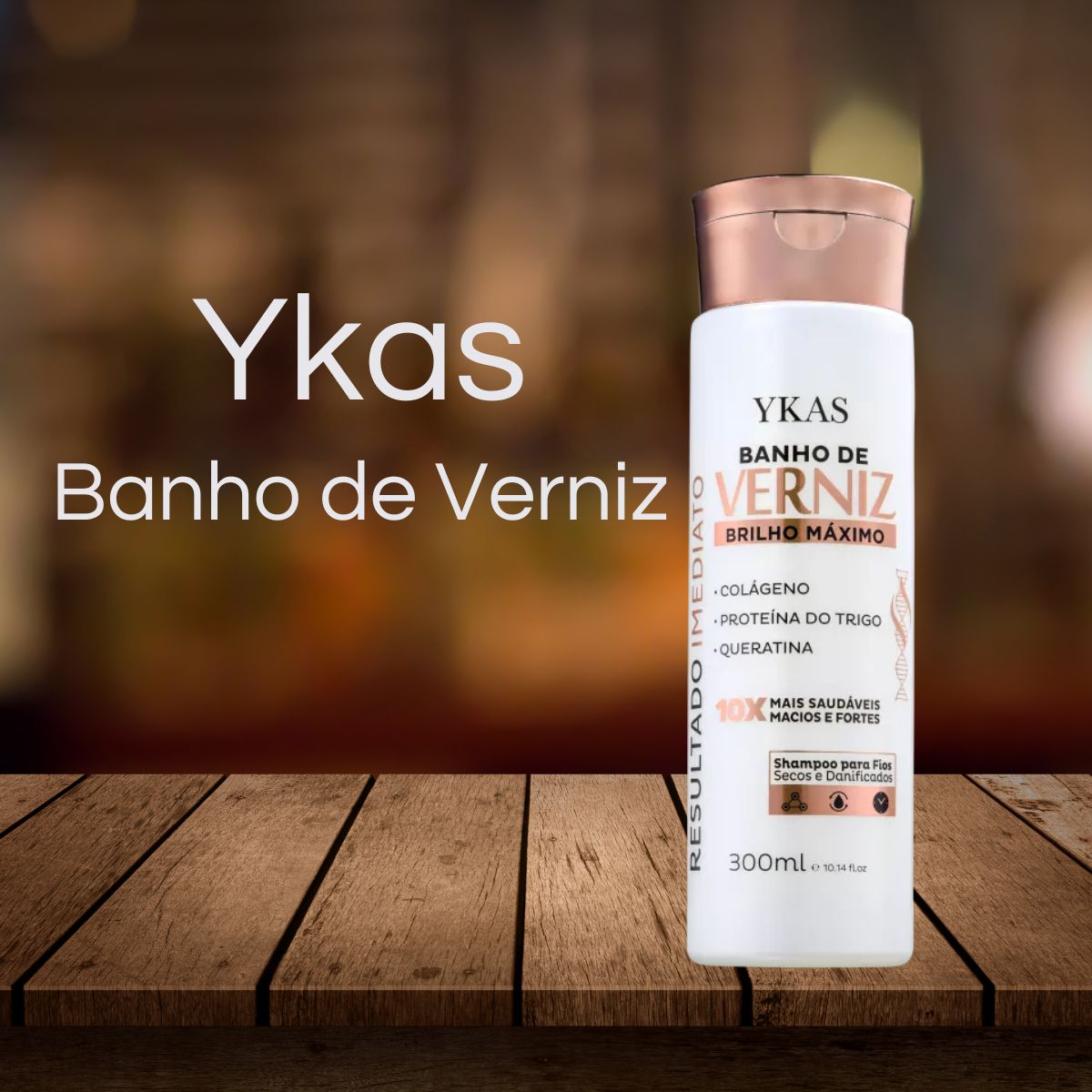 Shampoo Ykas Verniz 300 ml