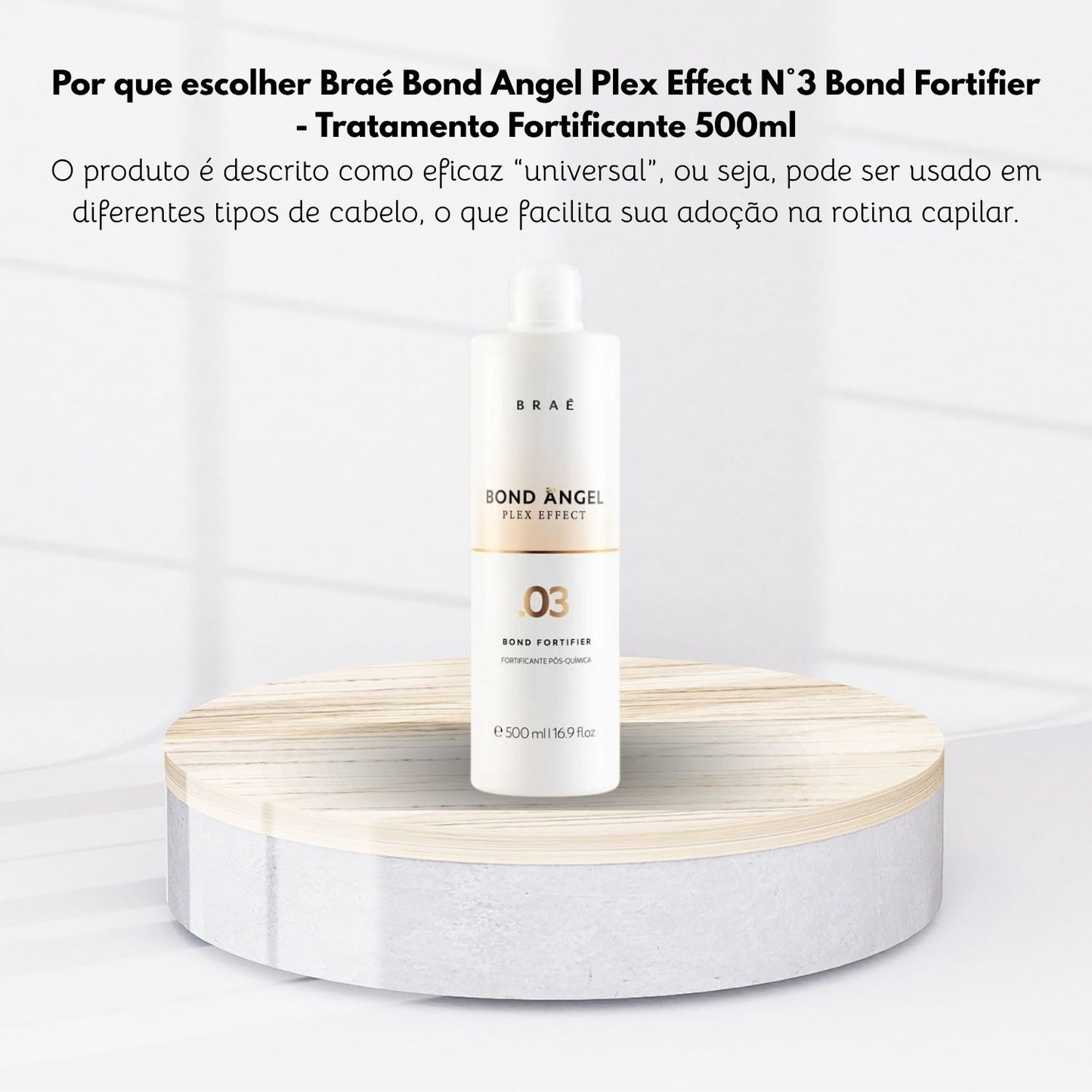 Braé Bond Angel Plex Effect N°3 Bond Fortifier Tratamento Fortificante 500 ml
