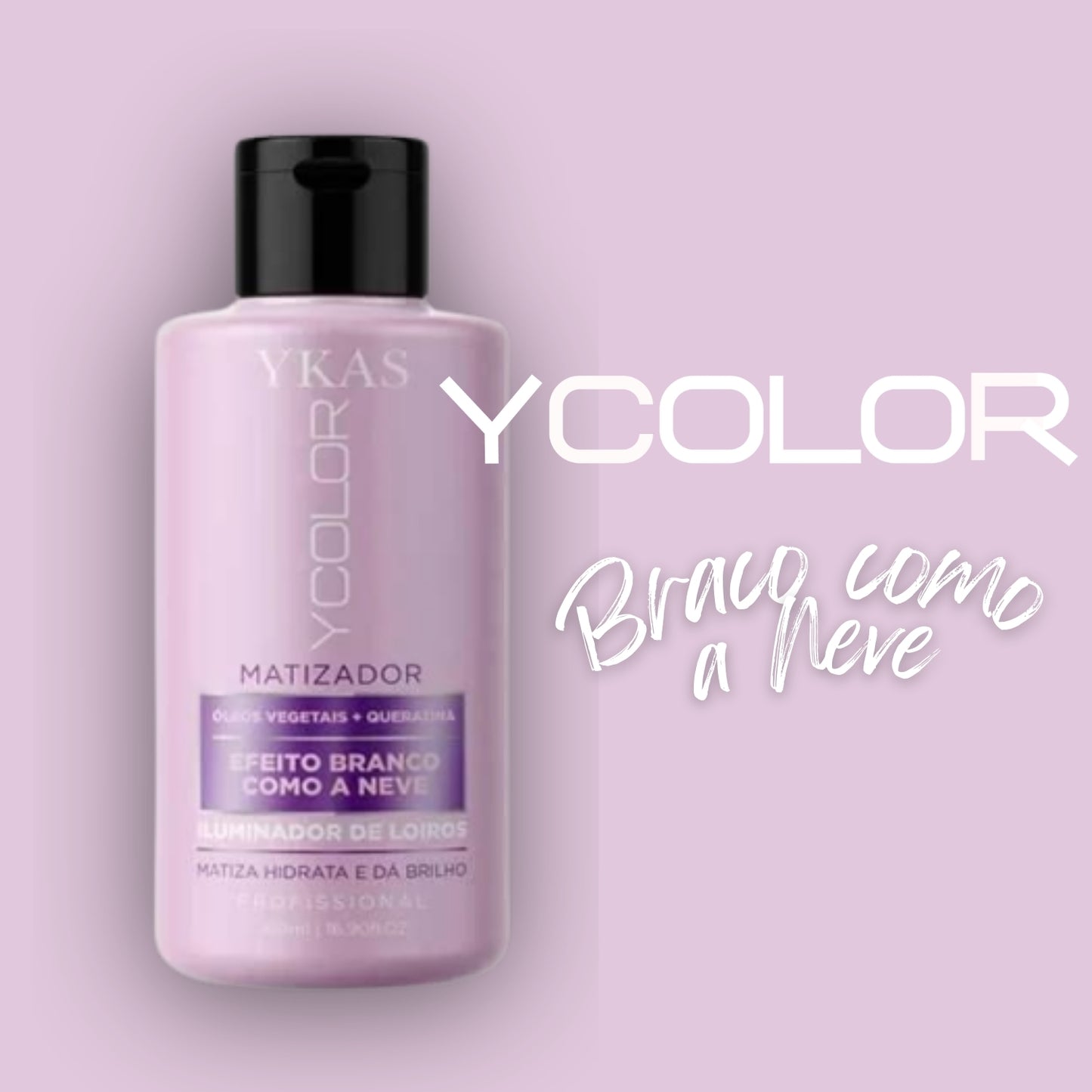 Máscara Ykas YColor Matizador Branco como a Neve 100 ml