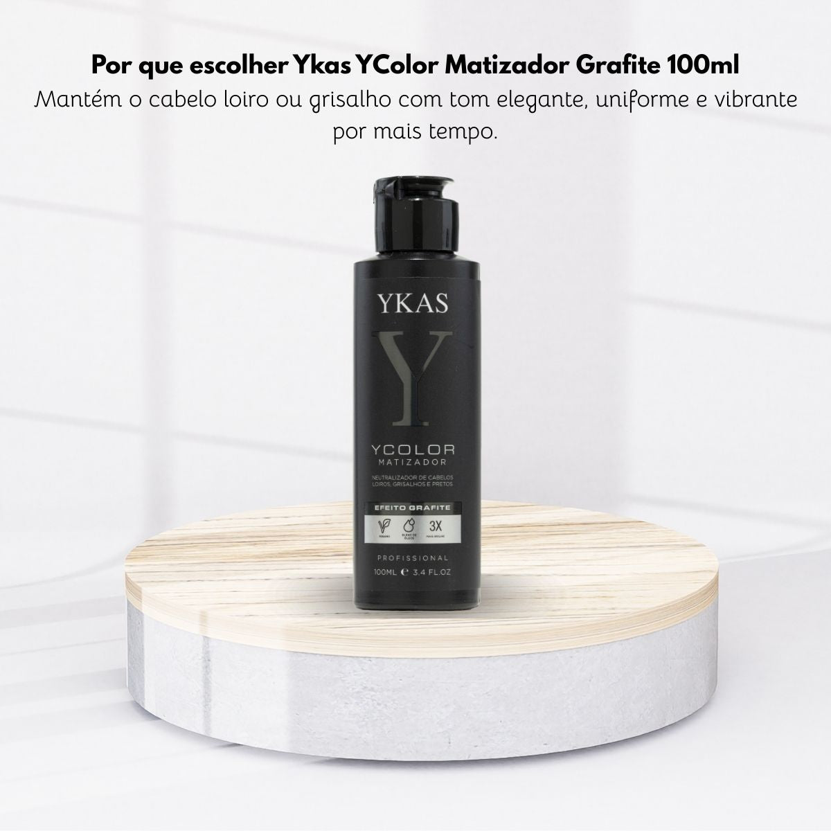 Máscara Ykas YColor Matizador Grafite 100 ml