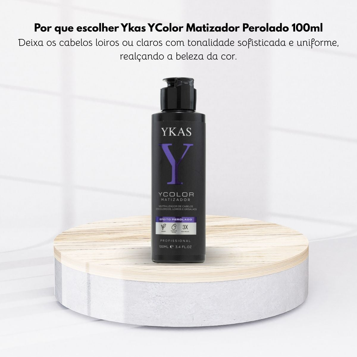 Máscara Ykas YColor Matizador Perolado 100 ml