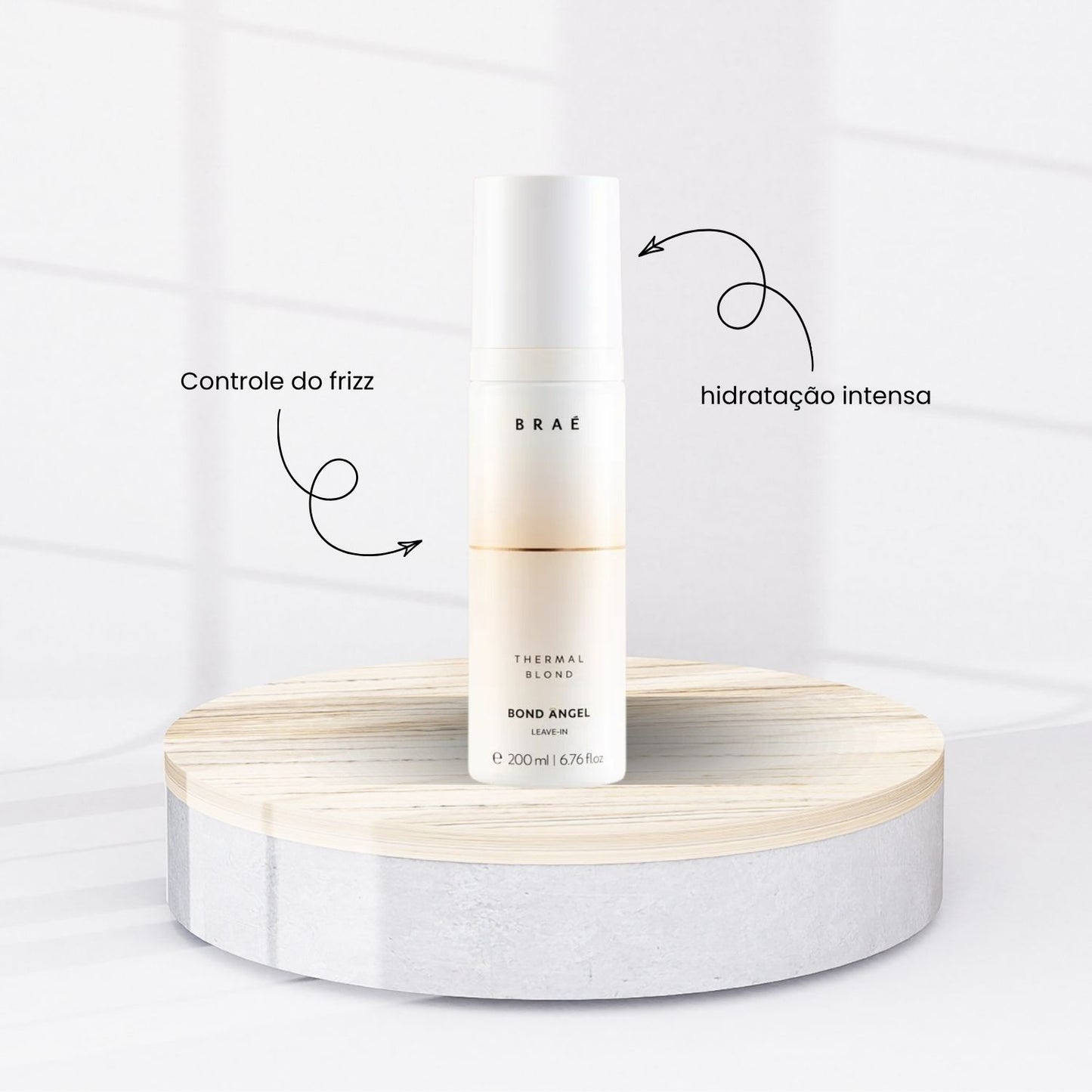 Leave-in Braé Bond Angel Thermal Blond Matizador 200 ml