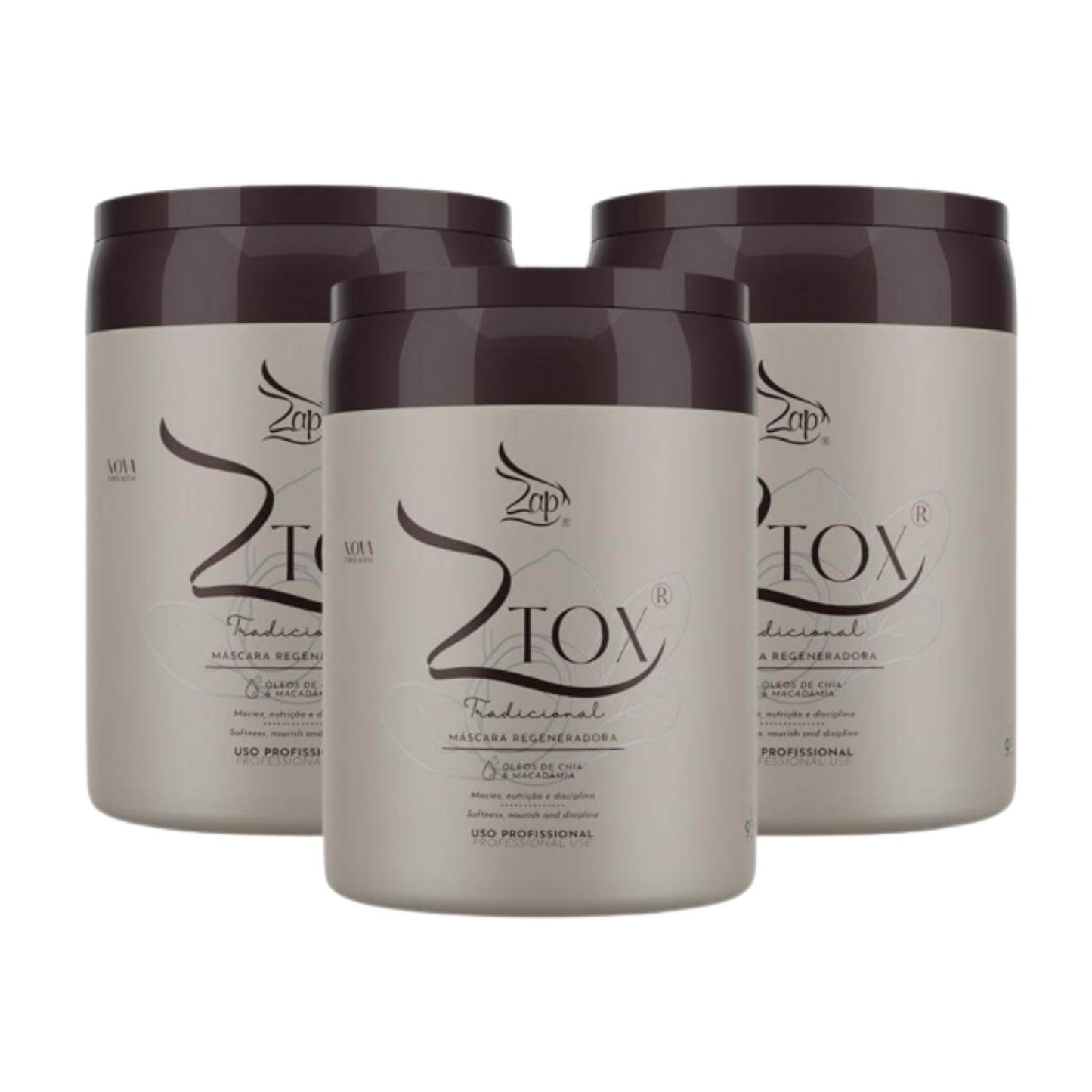 Kit Zap Ztox Máscara Regeneradora (3 x 950 g)
