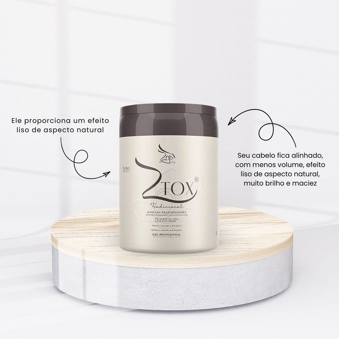 Kit Zap Ztox Máscara Regeneradora (3 x 950 g)