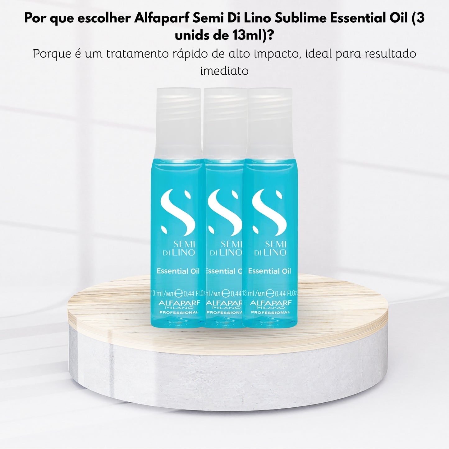 Kit Alfaparf Semi Di Lino Sublime Essential Oil (3 unids de 13 ml)