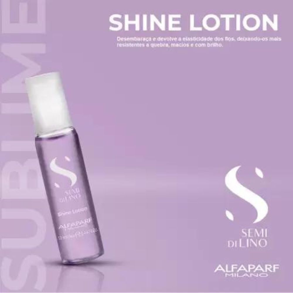 Ampola Alfaparf Semi Di Lino Sublime Shine Lotion 13 ml