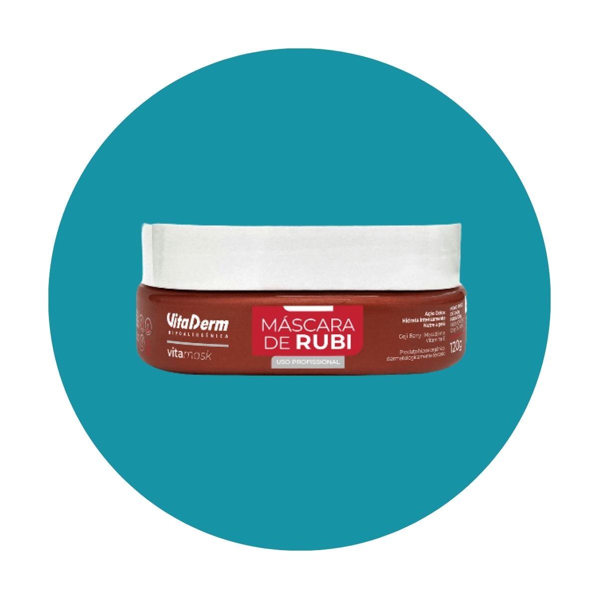 Vita Derm Hipoalergênica VitaMask Rubi Máscara 120 g