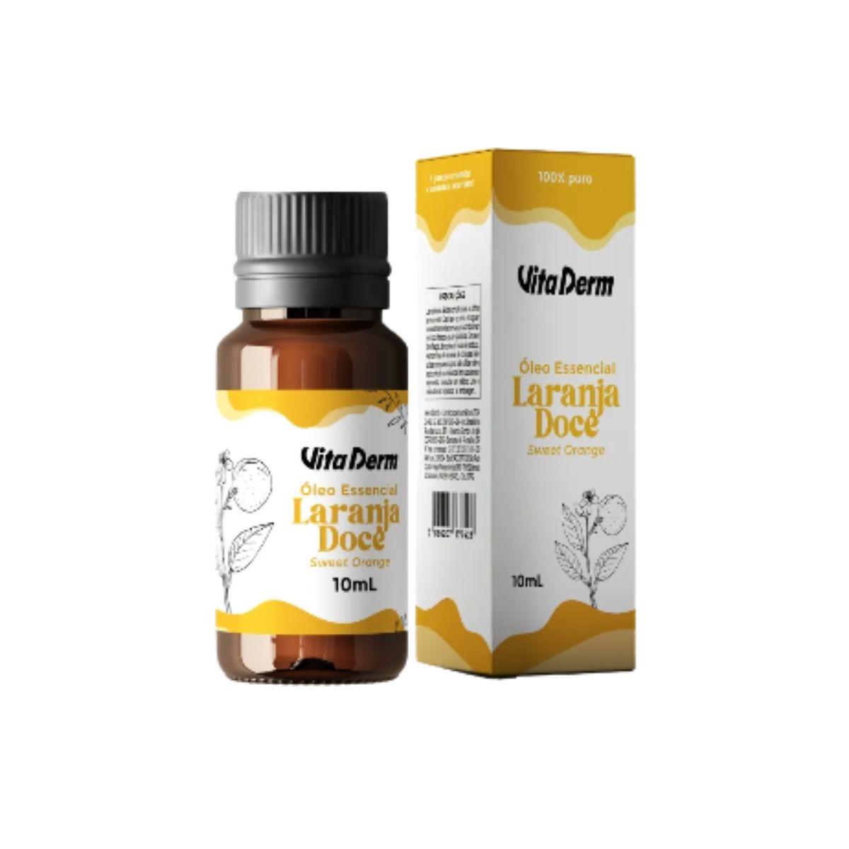 Oleo Essencial Vita Derm Laranja Doce 100% Puro 10 ml