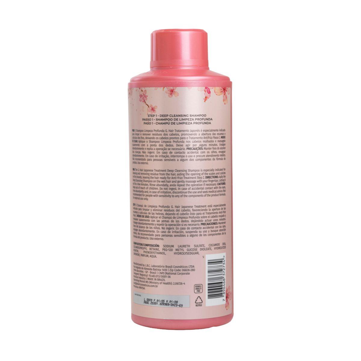 Progressiva G.Hair Escova Japonesa Tratamento Antifrizz (2 x 1 Litro)
