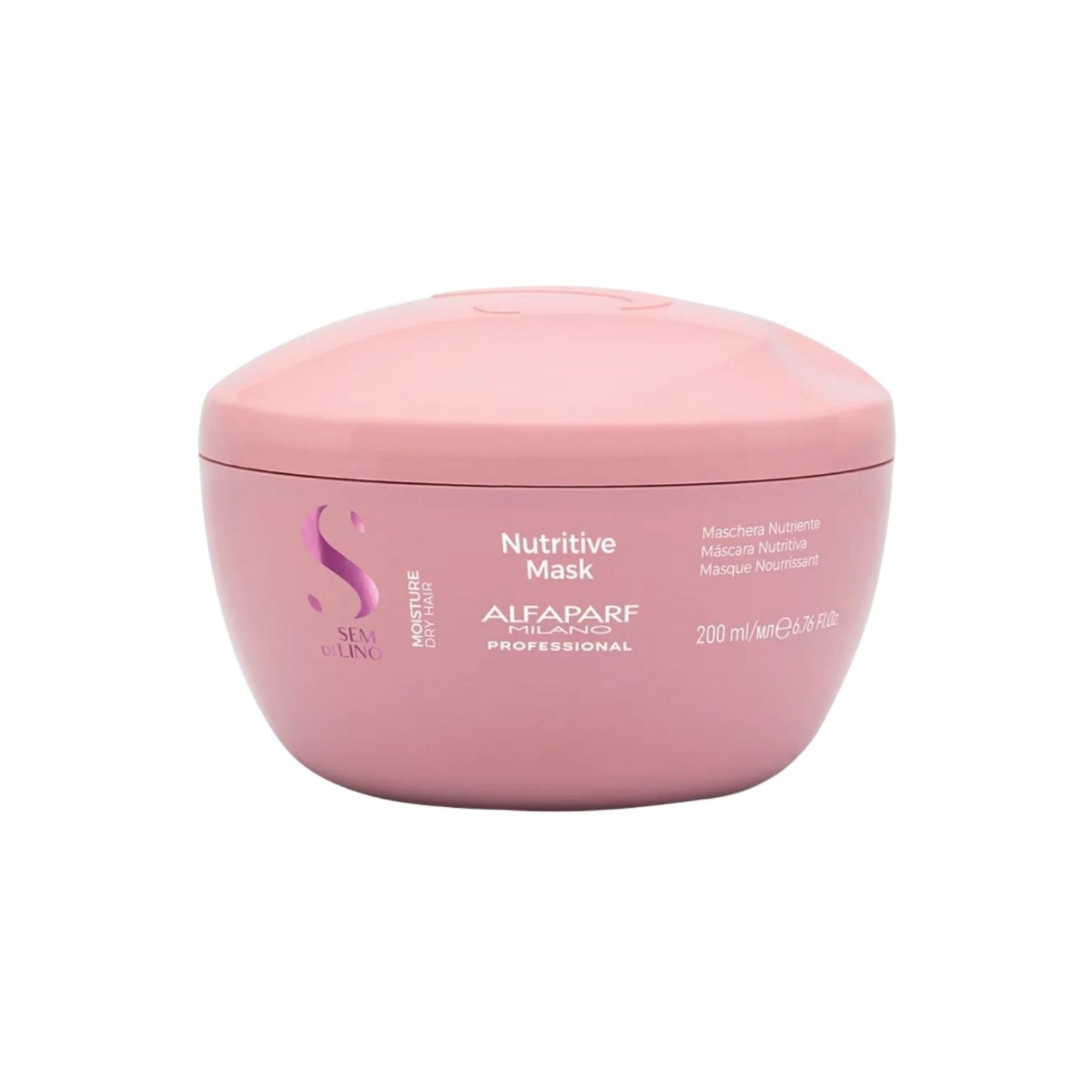 Máscara Alfaparf Semi Di Lino Moisture Máscara de Hidratação e Nutrição 200 ml