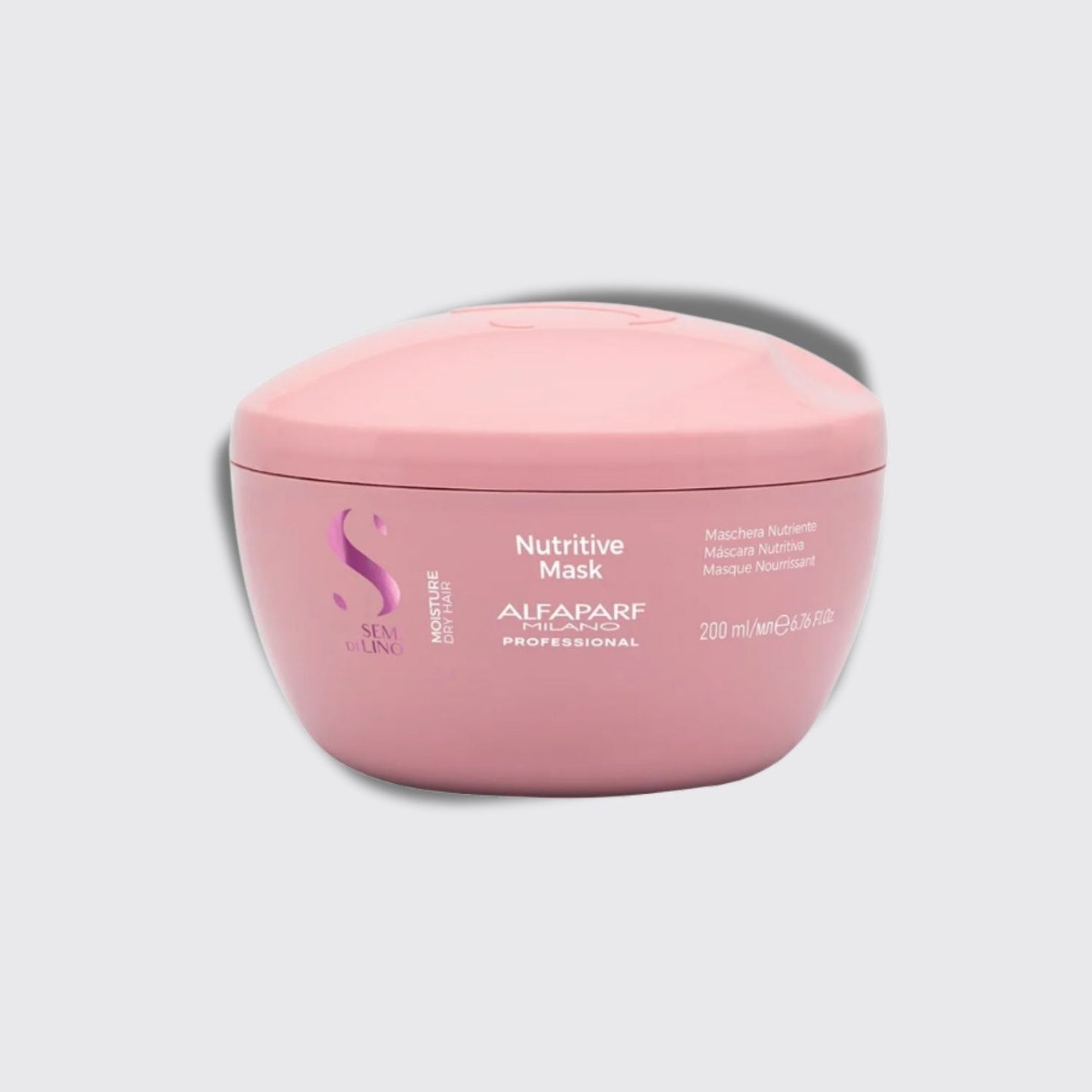 Máscara Alfaparf Semi Di Lino Moisture Máscara de Hidratação e Nutrição 200 ml