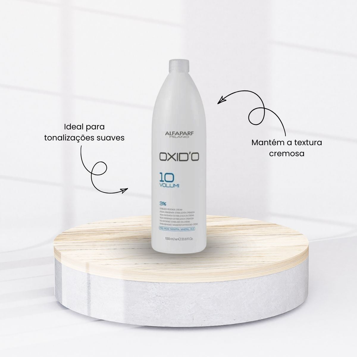 Agua Oxigenada Alfaparf Oxid'o 3% 10 volumes 1 Litro