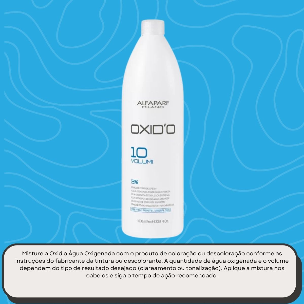 Agua Oxigenada Alfaparf Oxid'o 3% 10 volumes 1 Litro