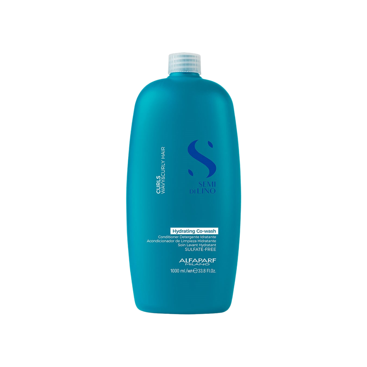 Condicionador Alfaparf Semi di Lino Curls Hydranting Co-Wash 1 Litro