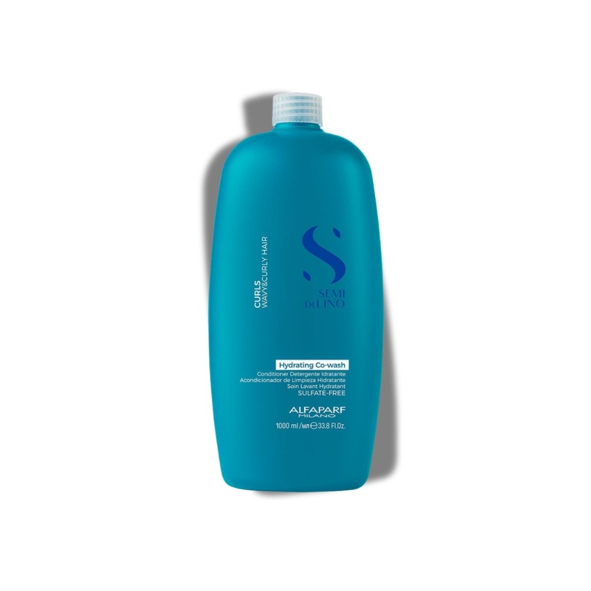 Condicionador Alfaparf Semi di Lino Curls Hydranting Co-Wash 1 Litro