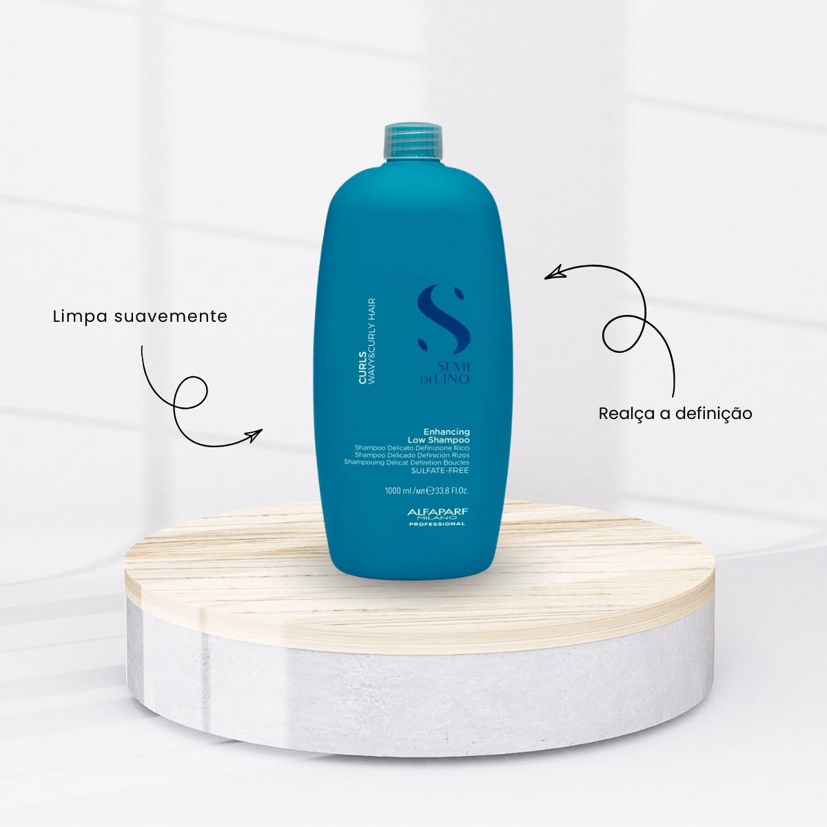 Shampoo Alfaparf Semi di Lino Curls Enhancing Low 1 Litro