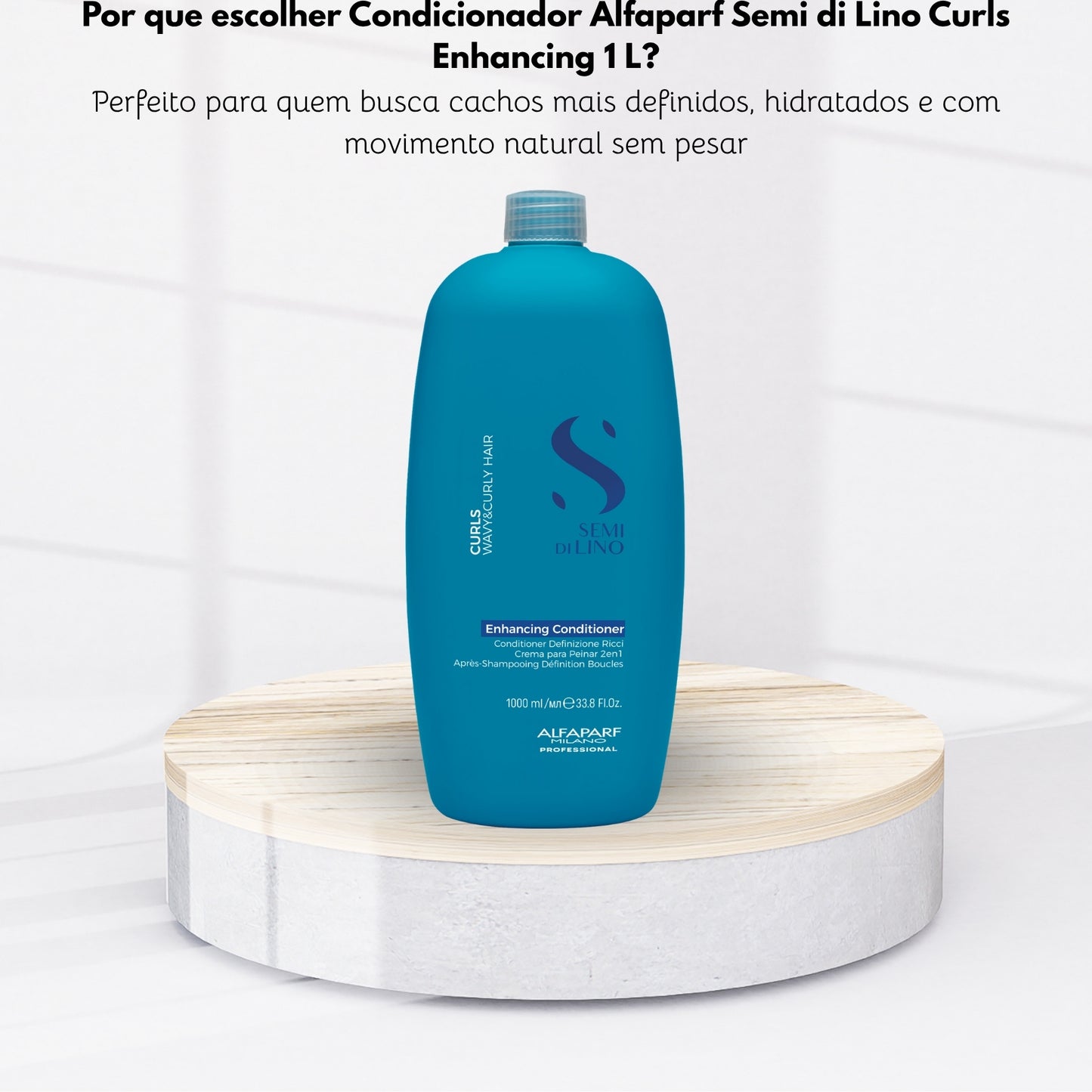 Condicionador Alfaparf Semi di Lino Curls Enhancing 1 Litro