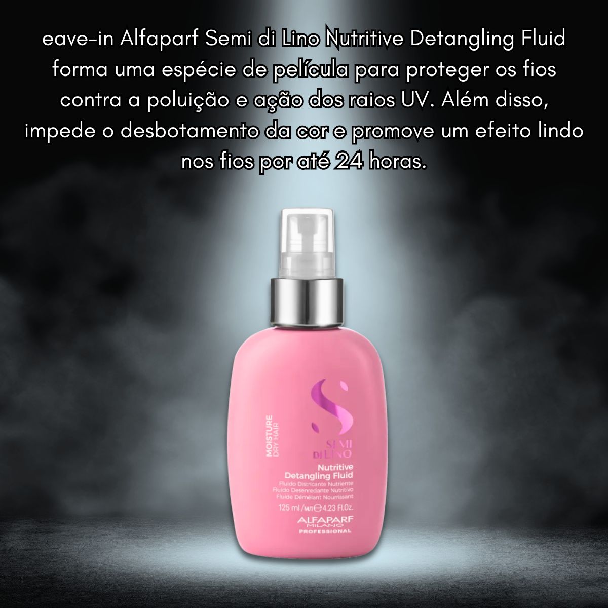 Leave-in Alfaparf Semi Di Lino Moisture Nutritive Detangling Fluid 125 ml