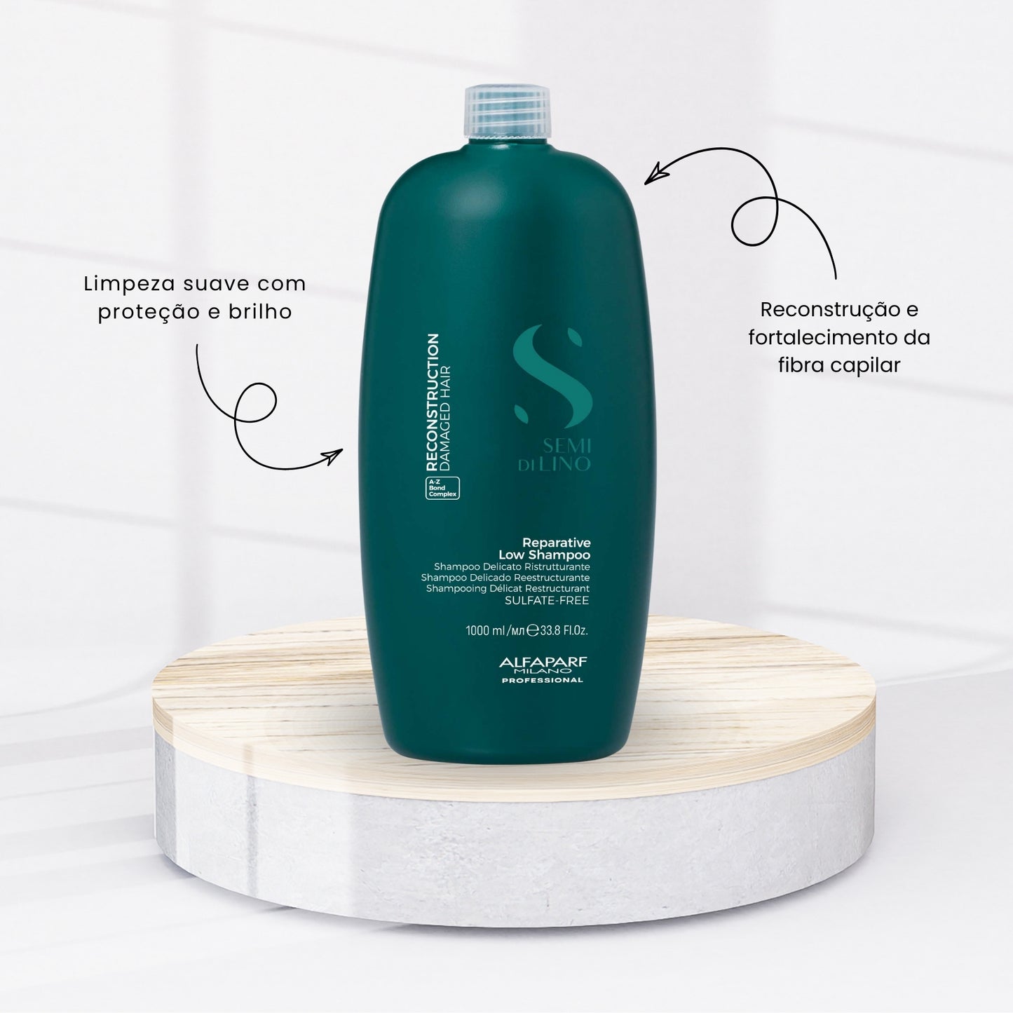 Shampoo Alfaparf Semi Di Lino Reconstruction Reparative 1 Litro