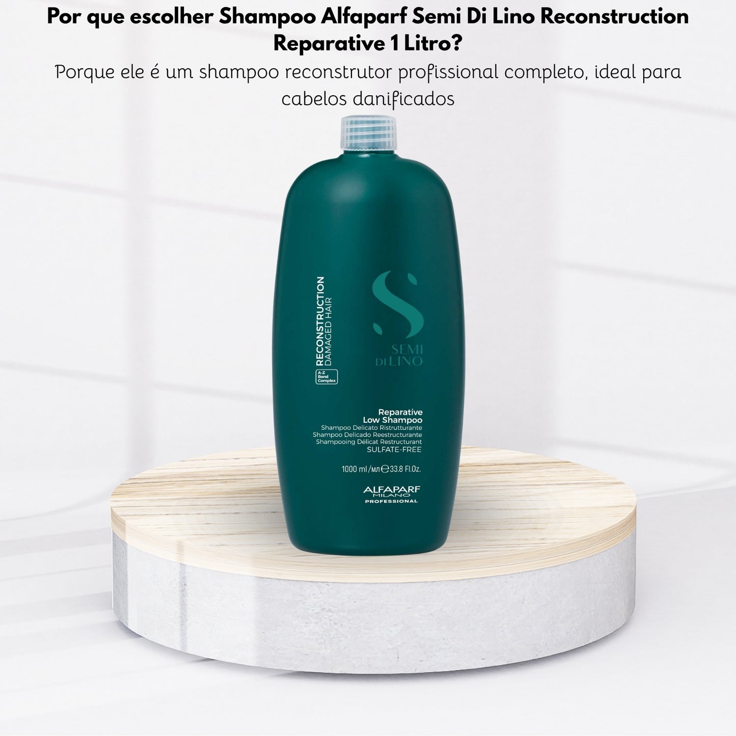 Shampoo Alfaparf Semi Di Lino Reconstruction Reparative 1 Litro