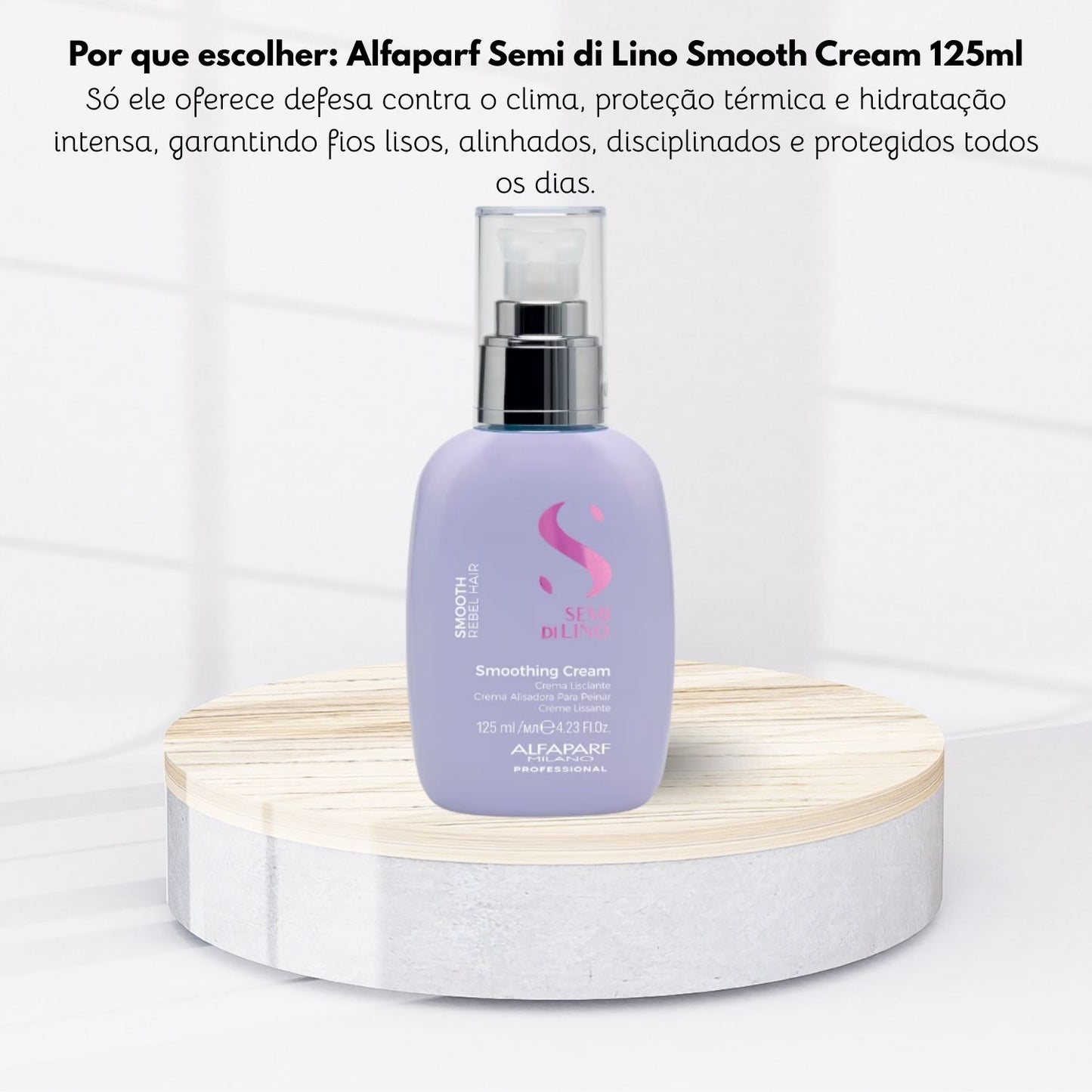 Leave-in Alfaparf Semi Di Lino Smooth Cream 125 ml