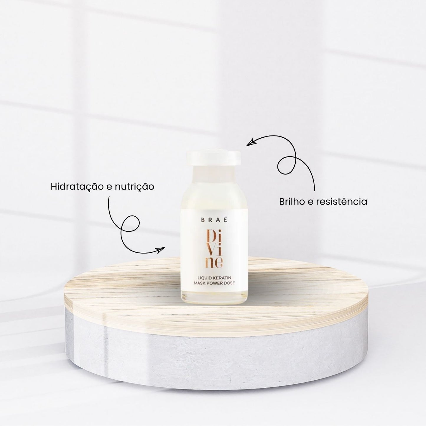 Ampola Braé Divine Power Dose de Tratamento Capilar 13 ml