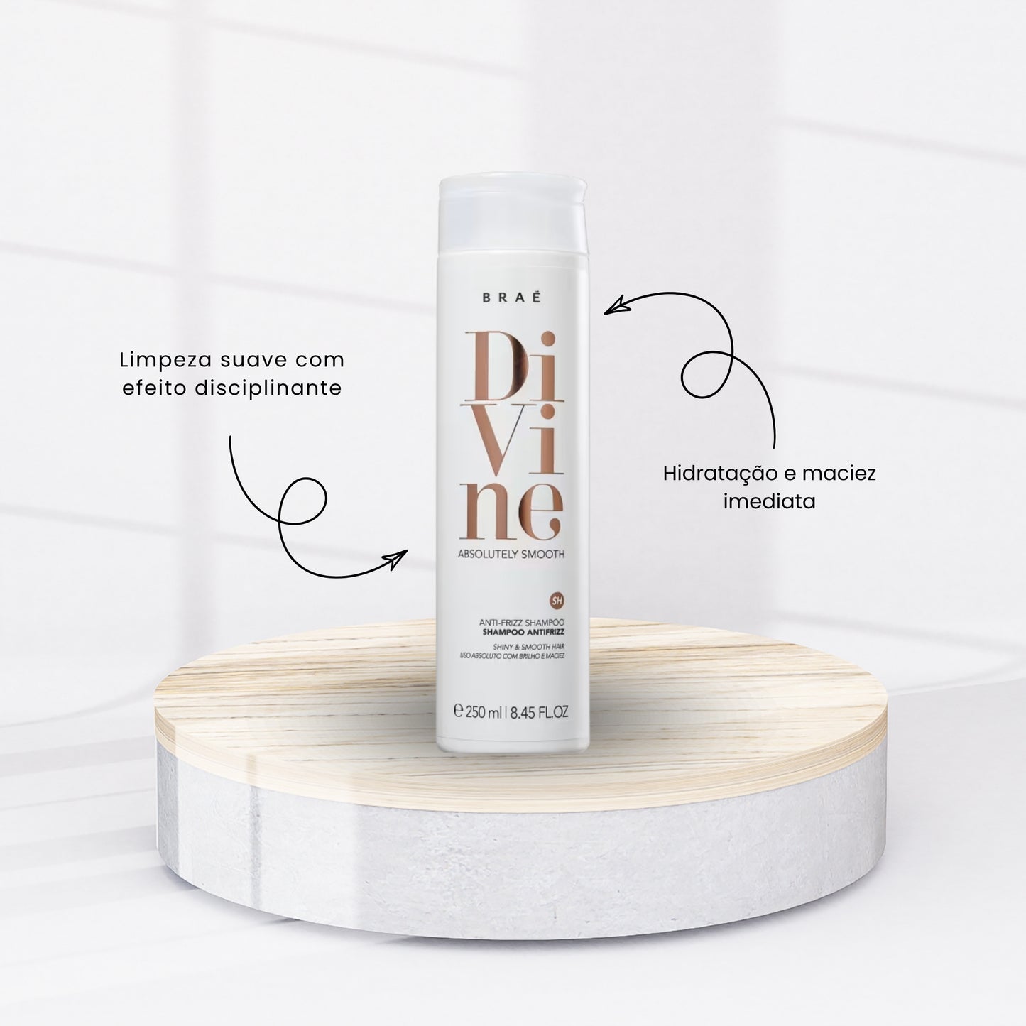 Kit Braé Divine Shampoo 250 ml + Condicionador 250 ml